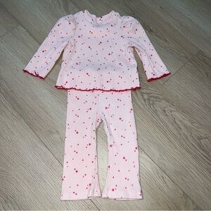 Pink Cozy Star Flare Outfit